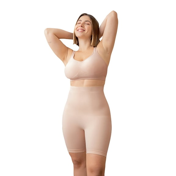 Shapermint Core Shapewear Shorts – Women’s High Waist Smoothing Shorts, Seamless Fit & Natural Body Shaper Support, Sizes S–4XL