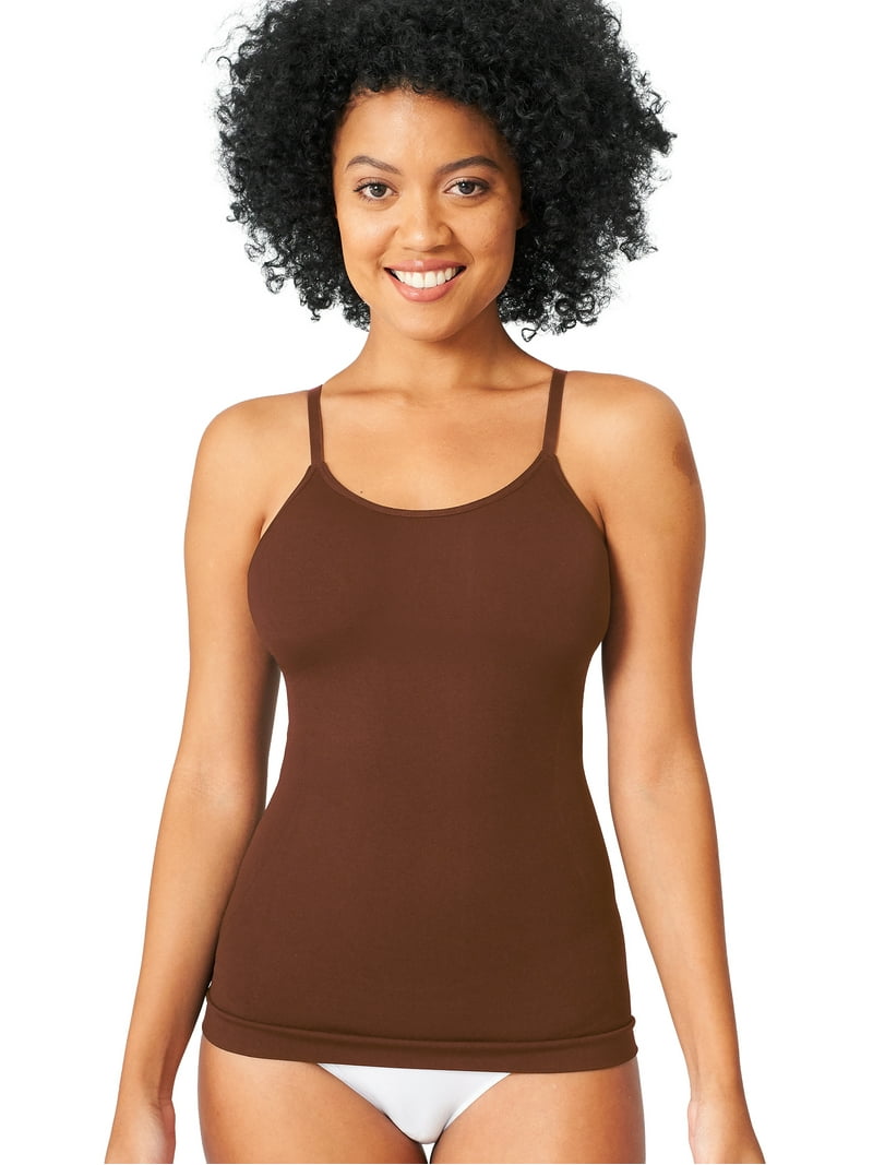 TAN TRIMMING CAMI   タン Baseline Cami, Tencel Rib, Cocoa