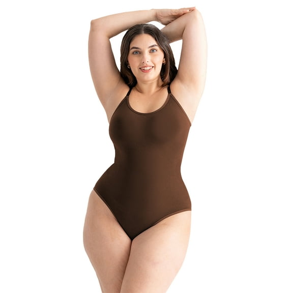 Shapermint Core Sculpting Bodysuit – Scoop Neck Smoothing Bodysuit, Seamless Shaping Fit & Comfortable Support, Sizes S–4XL