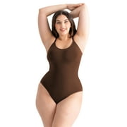 Shapermint Core Scoop Neck Shaping Bodysuit for Women, Seamless Shaping Fit & Comfortable Support, Sizes S 4XL