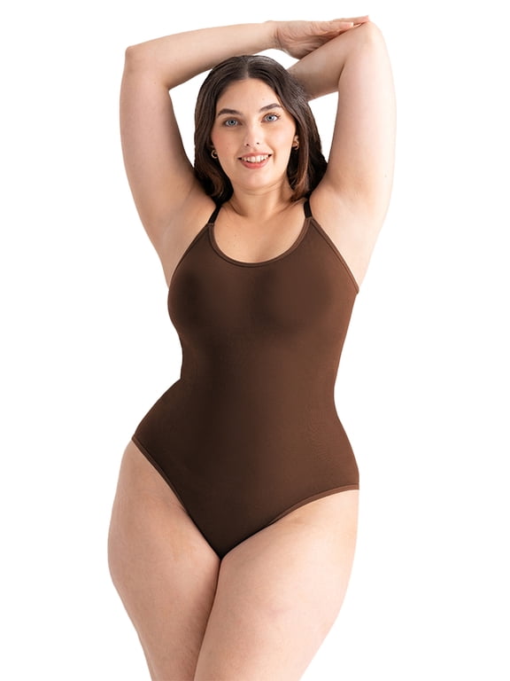 Scoop Neck Shaping Bodysuit for Women, Seamless Shaping Fit & Comfortable Support, Sizes S–4XL