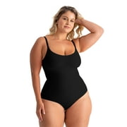 Shapermint Core Scoop Neck Shaping Bodysuit for Women, Seamless Shaping Fit & Comfortable Support, Sizes S–4XL