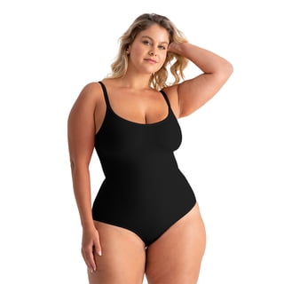 Shapermint Core Scoop Neck Shaping Bodysuit for Women, Seamless Shaping Fit & Comfortable Support, Sizes S–4XL