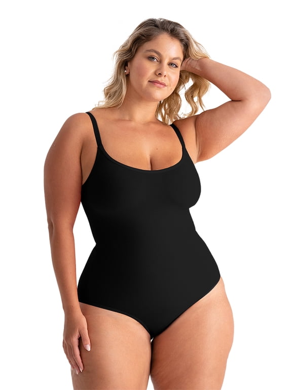 Scoop Neck Shaping Bodysuit for Women, Seamless Shaping Fit & Comfortable Support, Sizes S–4XL