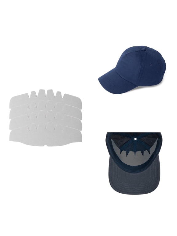 4 pcs Gray EVA Foam CapPro Baseball Crown Shaper Inserts for Fitted Caps Snapback Hats
