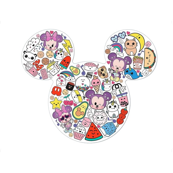 Ceaco - Shaped Puzzle - Disney - Too Cute Mickey - 500 Piece Jigsaw Puzzle