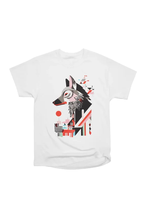 Shapes Of Wolf T-Shirt Tee Gift For Him Merch For Her Apparel For Friend