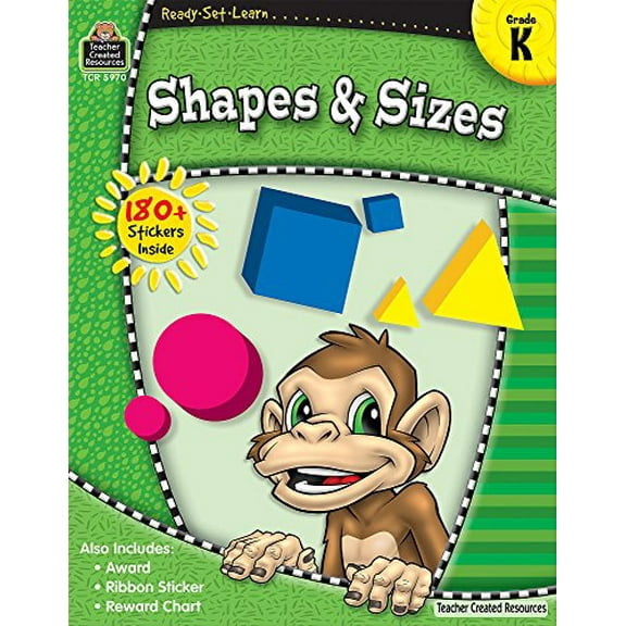 Pre-Owned Ready-Set-Learn: Shapes & Sizes Grd K (Paperback) 1420659707 9781420659702