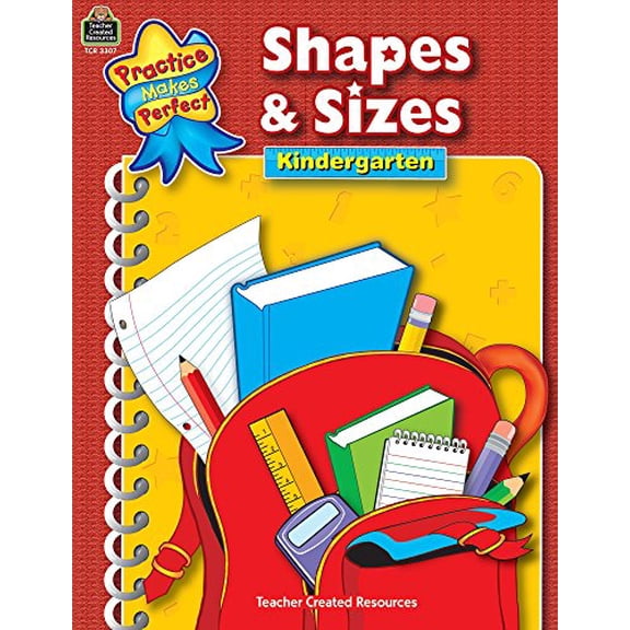 Pre-Owned Shapes & Sizes: Grade K (Practice Makes Perfect) Paperback