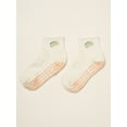 thumbnail image 1 of Shapes Studio Cropped Crew Grip Socks, Cropped Crew Lemon Baby Blue,Tomato, Non-Slip Yellow Dots, for Pilates, Barre, Yoga (Cropped Crew Fig), 1 of 4