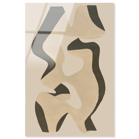 Shapes of Sage I Acrylic Modern Wall Decor by Art Remedy, Ready to Hang, 10 x 15