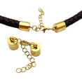 thumbnail image 1 of ShapesbyX 10 Sets Stainless Steel Cord End Caps Clasps for Bracelet Necklace Making with Extender Chain, 1 of 3