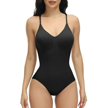 Shapewear Bodysuit,Bodysuit for Women ,Tummy Control Bodysuit Seamless Sculpting Snatched Waist Body Suit Thong or Brief