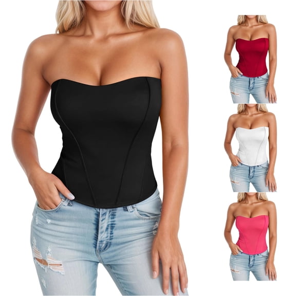 Shapewear Bodysuit with Built In Bra Boned Corset Seamless High Waist Vest Top Body Suit Trainer Corset Bodysuit Shorts Wedding Bodysuit Top Spandex Camisole for Women Waist Trainer Corset