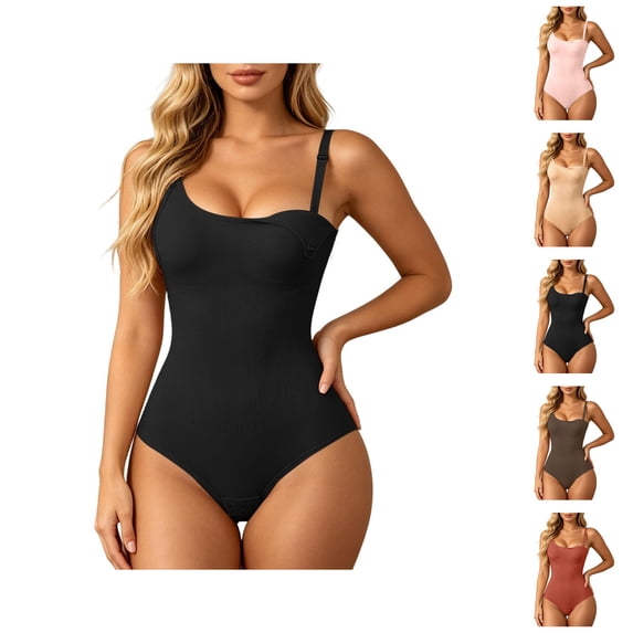 Shapewear Bodysuits for Women Postpartum Tummy Control Body Shaper Seamless Bodysuit under Dress