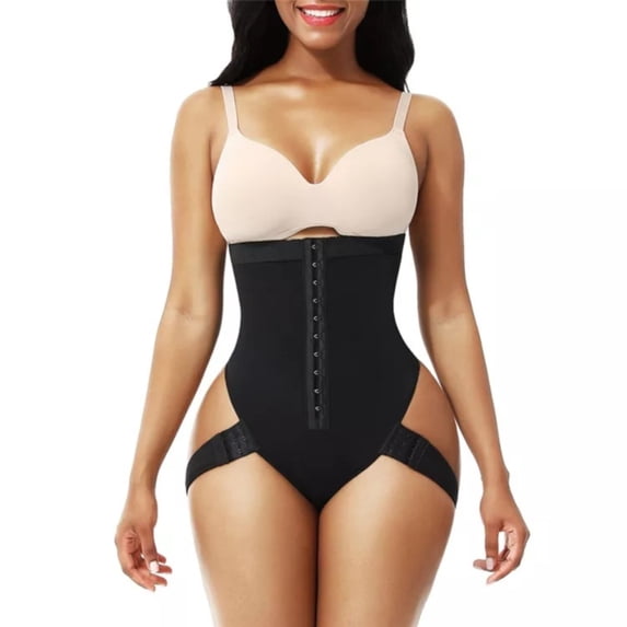 Shapewear Cuff Tummy Trainer Femme Exceptional Shapewear 99% Unseen Quickly Lift The Hips And Tighten The Waist,Black Women'S Nylon Underwear L