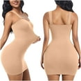 thumbnail image 1 of Shapewear Dress Slip for Women Tummy Control Adjustable Spaghetti Full Slip Seamless Body Shaper for Under Dresses, 1 of 4
