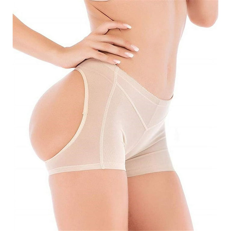 Shapewear Panties Butt Lifter Body Shaper Tummy Control Panties Enhancer  Underwear for women (Beige XL)