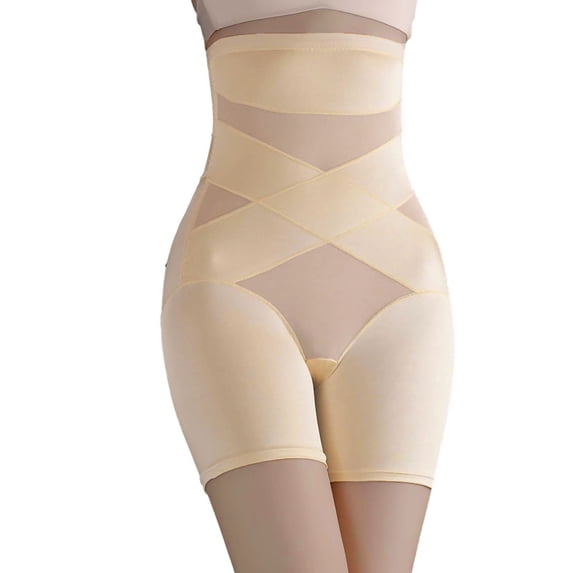 Shapewear Shapewear For Women High Waisted Body Shaper Shorts Shapewear Girdles Thigh Slimmer Underwear,Beige Women'S Polyester Casual Pants 4XL