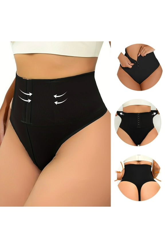 Shapewear Thong Women With Bones Seamless Mid Waist Body Panties Girdle Shaping Underwear Its Gonna Be May Waste Training Tight Girdle Strong Lift Wear Womens Bodysuit with Stones Shape Wear Sweat
