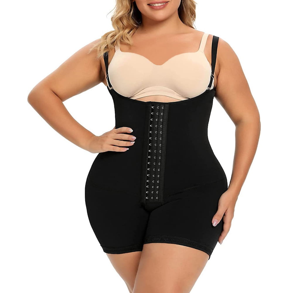 SHAPEVIVA Shapewear Tummy Control Fajas Colombianas High Compression Body  Shaper for Women Butt Lifter Thigh Slimmer