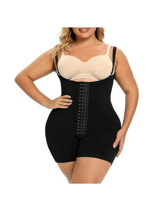 Fajas Colombian Girdle Waist Trainer Double Compression BBL Shorts