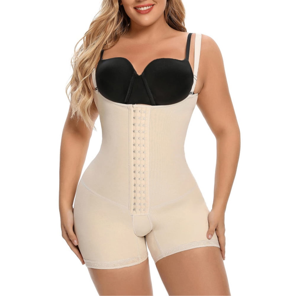 Shapewear Bodysuit For Women Tummy Control Fajas Colombianas Postpartum  Full Body Shaper Slimmer High Waist Butt Lifter S-6xl