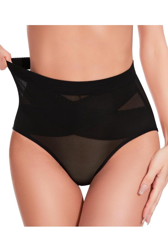 Shapewear Tummy Control Panties - Body Shaping Briefs Compression Underwear Low Rise Girdle Panty Shapewear for Women