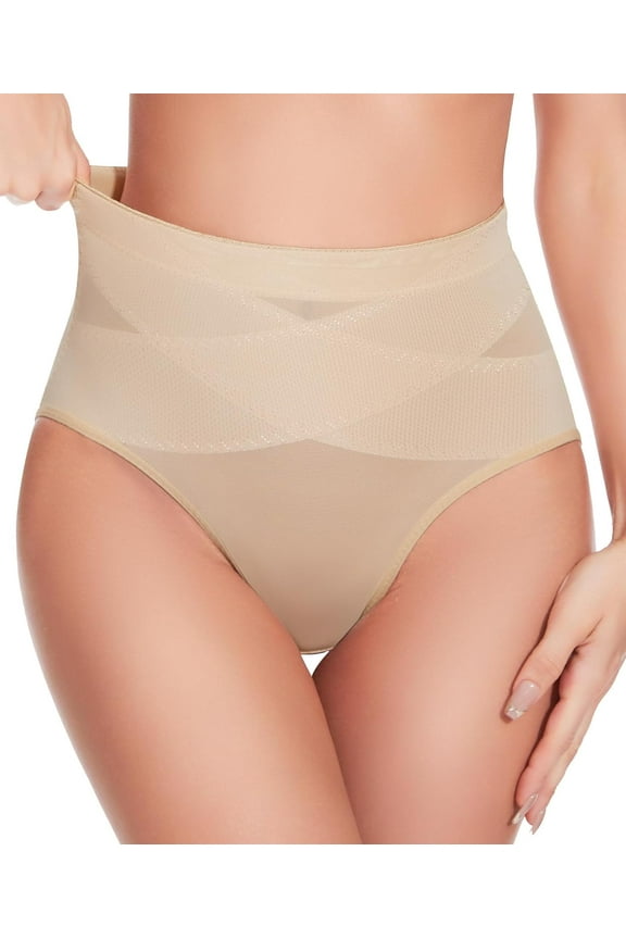 Shapewear Tummy Control Panties - Body Shaping Briefs Compression Underwear Low Rise Girdle Panty Shapewear for Women