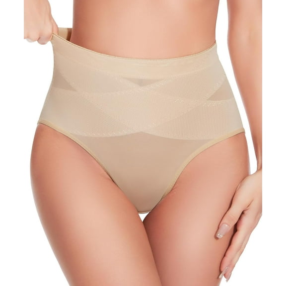 Shapewear Tummy Control Panties-Body Shaping Briefs Compression Underwear Low Rise Shapewear Girdle Panty for Women