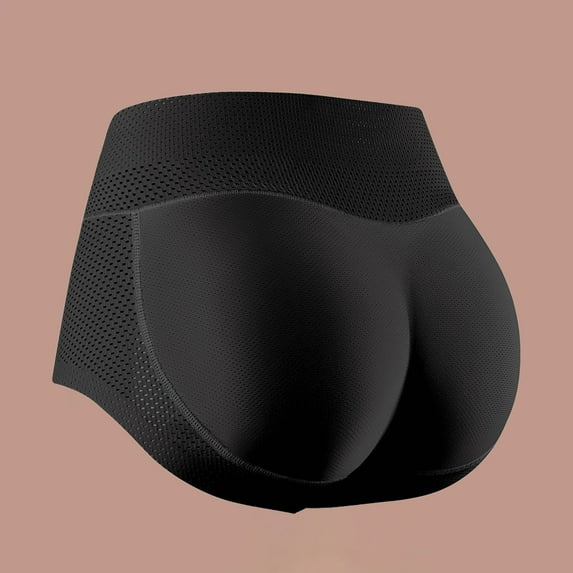 Shapewear Tummy Control Panties Breathable Shapewear for Women Butt Lifting Wome Underwear Mesh Shaper Panties Butt Lifter Panties for Women Padded Underwear Seamless Booty Pads Enhancer Shapewear