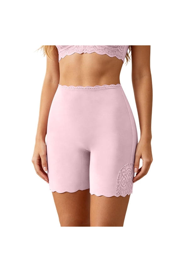 Shapewear Tummy Control Shorts Seamless Girdle Butt Lifting Lace Hem Shapewear Shorts Hight Waist Body Shaper Thigh Slimmers