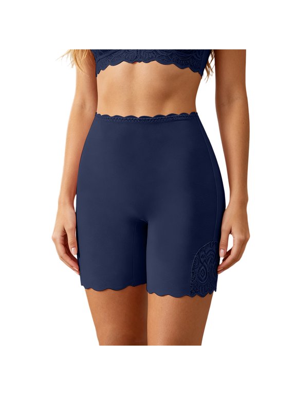 Shapewear Tummy Control Shorts Seamless Girdle Butt Lifting Lace Hem Shapewear Shorts Hight Waist Body Shaper Thigh Slimmers