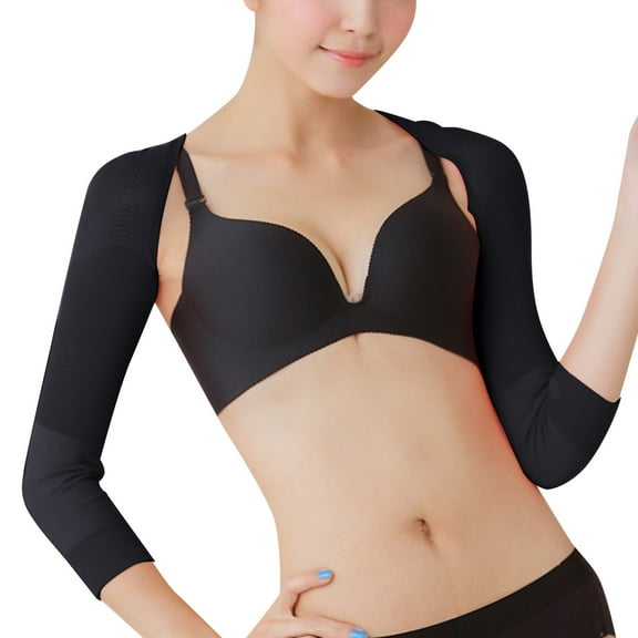 Shapewear Tummy Control Upper Arm Slimming Shaper Figure Shaper Sleeve Butterfly Shoulder Protector Post Surgical Compression Hunchback Corrector Top Body Shaper Shorts Underwear for Women