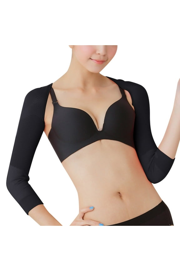 Shapewear Tummy Control Upper Arm Slimming Shaper Figure Shaper Sleeve Butterfly Shoulder Protector Post Surgical Compression Hunchback Corrector Top Body Shaper Shorts Underwear for Women