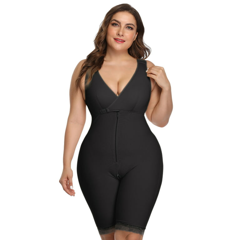 Shapewear Tummy Control With Waist And Tight Overd Body Shapers Black XXXL