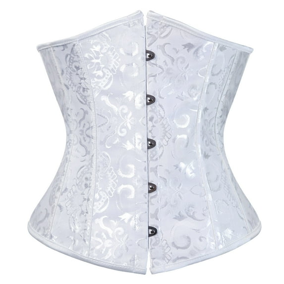 Shapewear Underwear Corsets Size Fashion Outfit Plus Women'S Sexy Boned Shapewear Shapeware,White Women'S Polyester Corset 5XL
