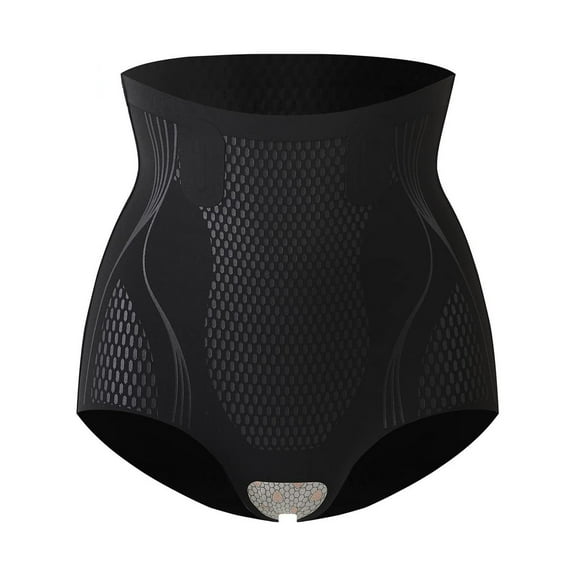 Shapewear for Women, Audhol High Waisted Strong Girdle Seamless Ladies' Liquid Belly Hip Lifting Pants Tummy Control Shapewear Black M