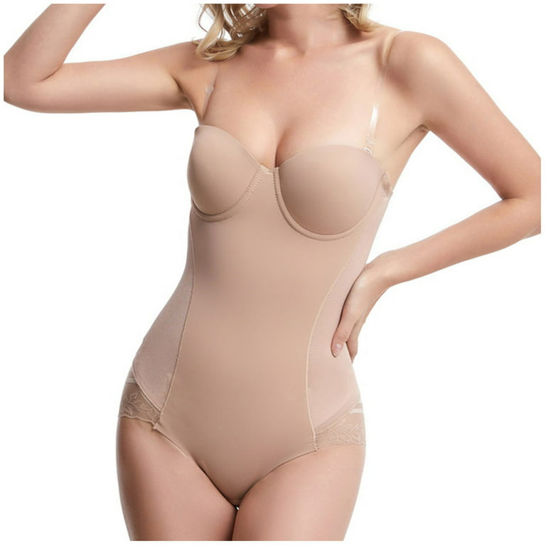 Shapewear for Women Bodysuits With Bra Support Lift Cup Waist Trainer  Comfort Body Briefer Body Shaper 
