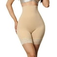 thumbnail image 1 of Shapewear for Women, Lifting High Waisted Body Shaper Shorts Under Dresses Thigh Slimmer Body-shaping Corset,Color:Beige,Size:XXL, 1 of 9