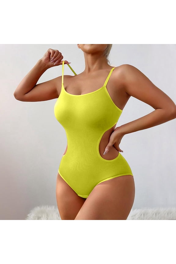 Shapewear for Women Side Cutout Seamless Body Shaper Tummy Control Snatched Waist Butt Lifter Sculpting Full Body Suit