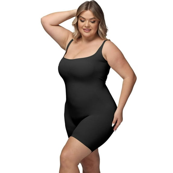 Shapewear for Women Tummy Control Bodysuit Mid Thigh Butt Lifter Body Shaper Shorts