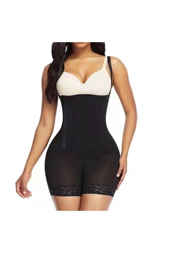 Shapewear for Women Waist Trainer Open-Bust Mid-Thigh Bodysuit Boyshorts Body Shaper Underwear Pants Sexy Shorts