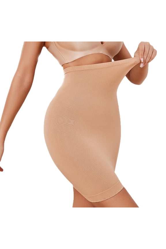 Shapewer Dress Half Shapewear Skirt Under Dress Seamless Body,Color:Beige