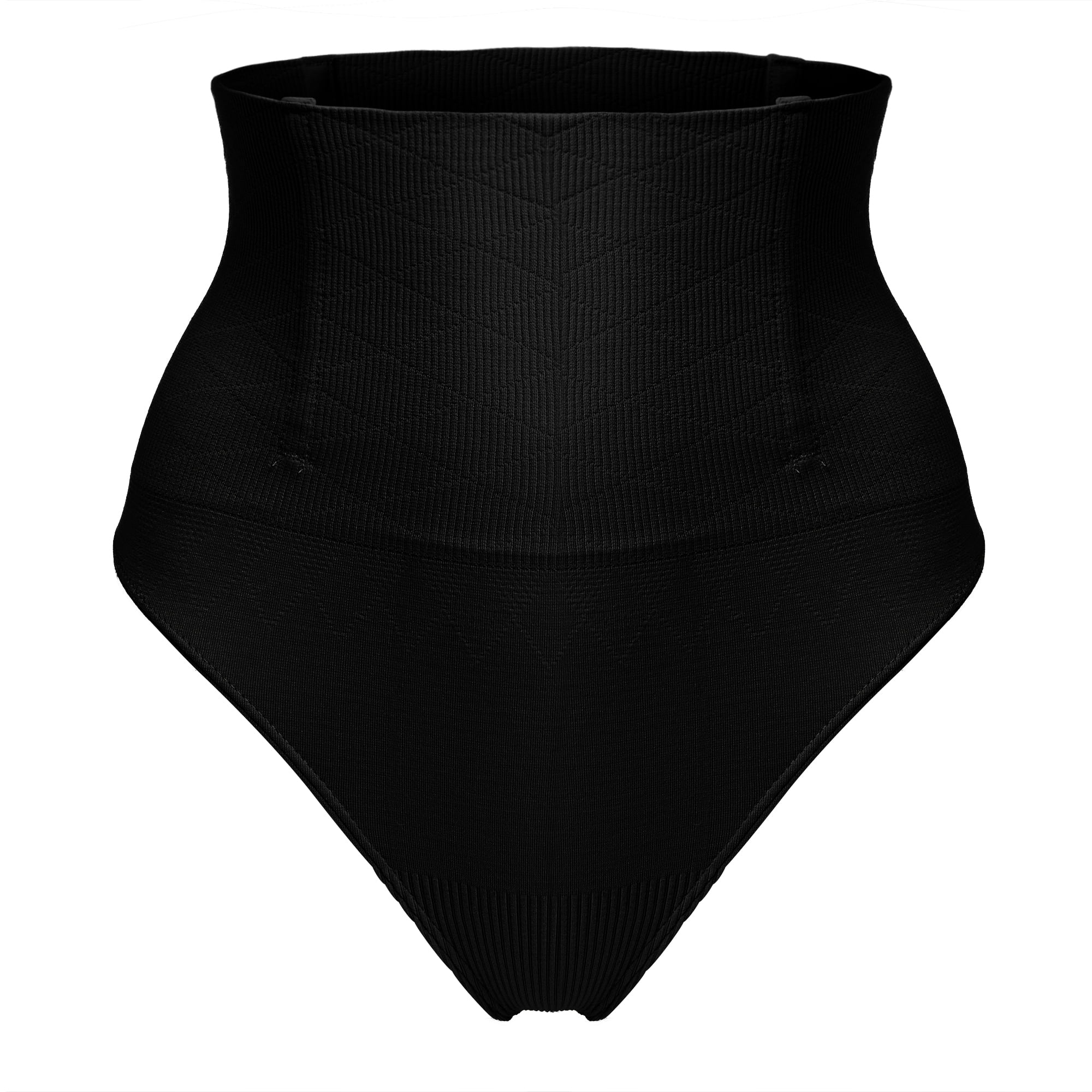 Yummie Ladies' Size XL High Waist Shaping Brief, 2-pack, Black (1) Nude (1)  
