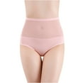 thumbnail image 1 of Shaping Panties for Women Tbopshirt Womens Panties Briefs,Solid High Waist Tummy Controlling Warm Underwear Briefs,Women's Hipsters Underwear,Gifts for Women, 1 of 7