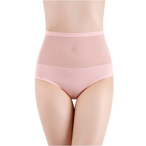 Shaping Panties for Women Tbopshirt Womens Panties Briefs,Solid High Waist Tummy Controlling Warm Underwear Briefs,Women's Hipsters Underwear,Gifts for Women
