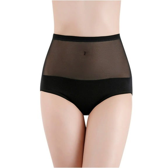 Shaping Panties for Women Tbopshirt Womens Panties Briefs,Solid High Waist Tummy Controlling Warm Underwear Briefs,Women's Hipsters Underwear,Gifts for Women