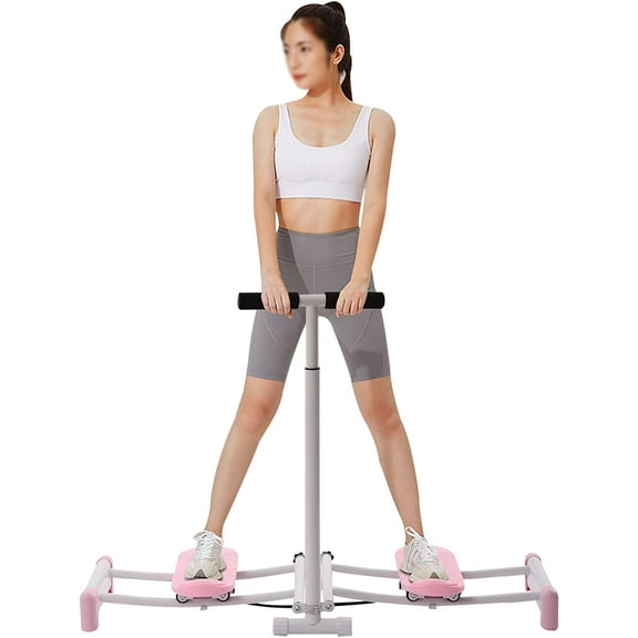 Shaping Yoga Exercise Equipment Weight Loss Pelvic Floor Exercise Devices Workout Squat Equipment Pink Ski Stretching Machine Exercise Equipment Thigh Exercisers for Home Full Body Workout