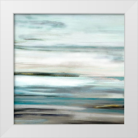Shapiro, Judith 26x26 White Modern Wood Framed Museum Art Print Titled - View At Dusk II